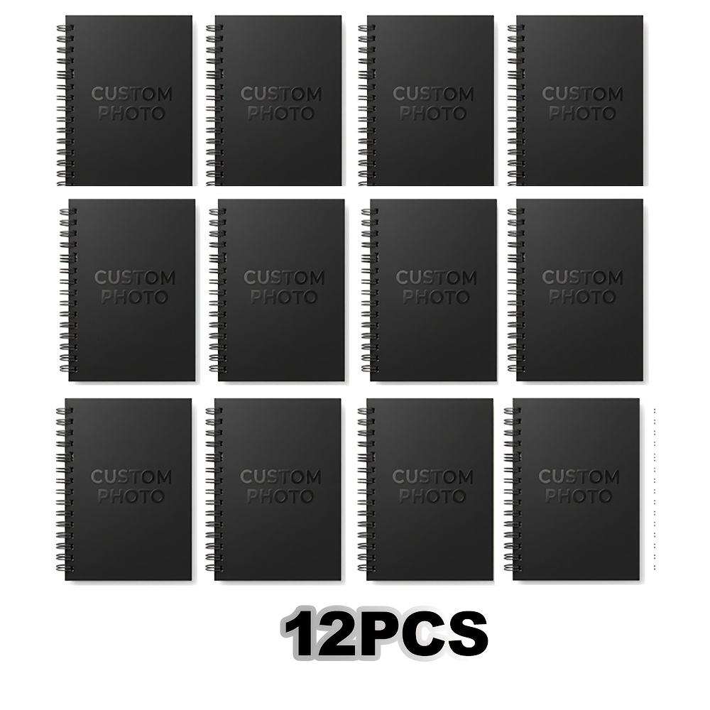 12pcs Customized A6 Spiral Notebooks Set