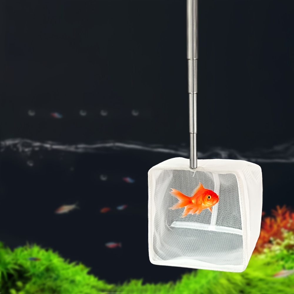 fish tank fish nets adjustable 5 15 inch long handle small - Temu
