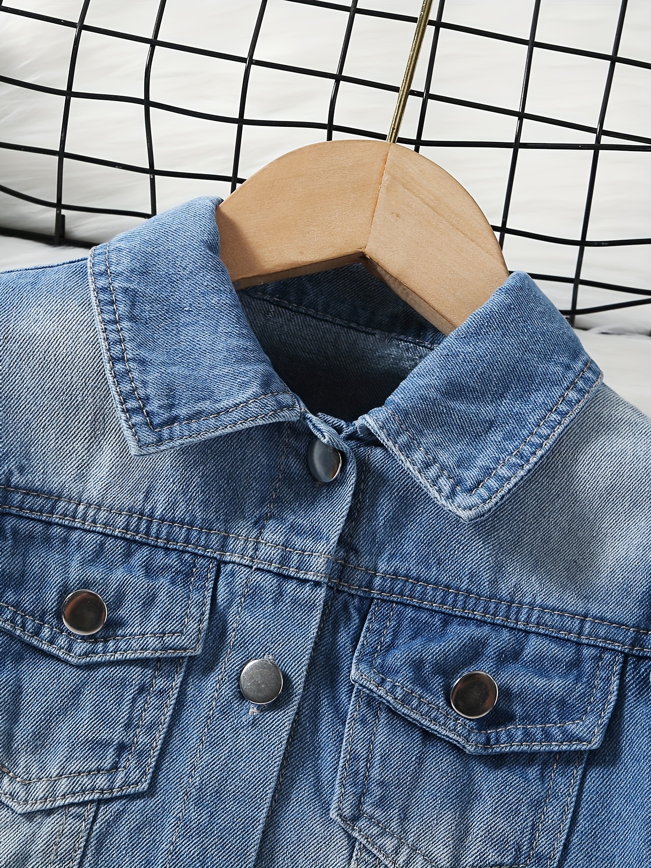 Casual Wear Denim Jacket Light Blue Colour *' Light Blue Denim