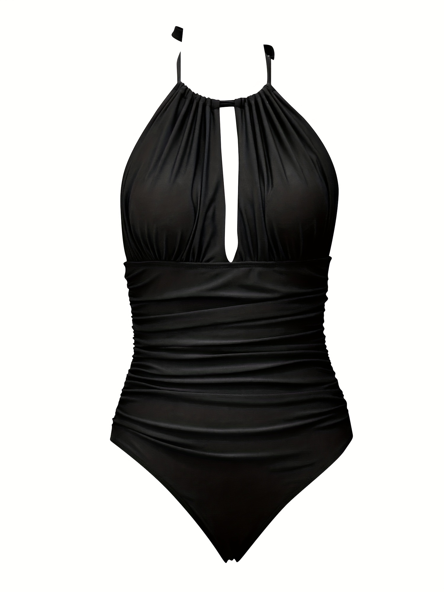 Cutout Halter Swimsuit Monokini Swimwear Backless - Temu United Kingdom