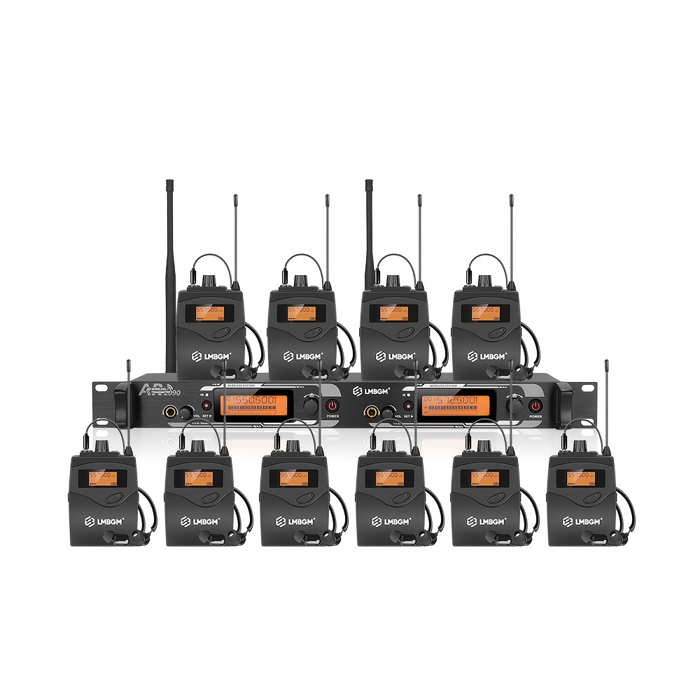 EM200 UHF Wireless In-Ear Monitor System - Professional IEM For Musicians, Bands, Live Performance
