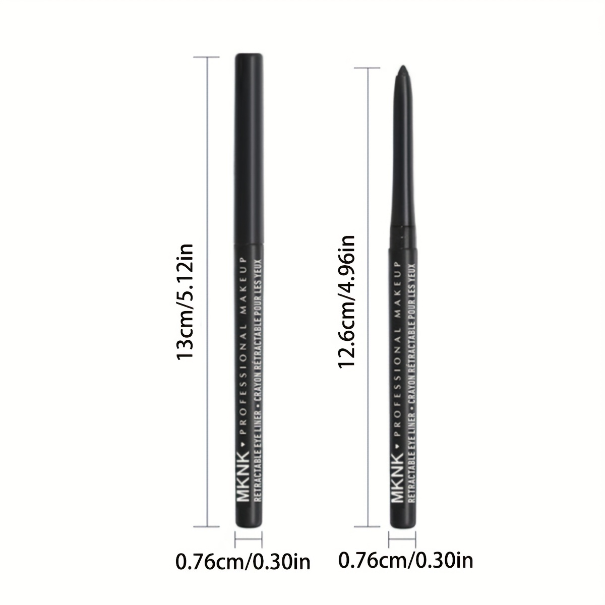 6 color automatic no sharpen eyeliner pencil waterproof and smudge proof long   application     eyeliner Product details 3