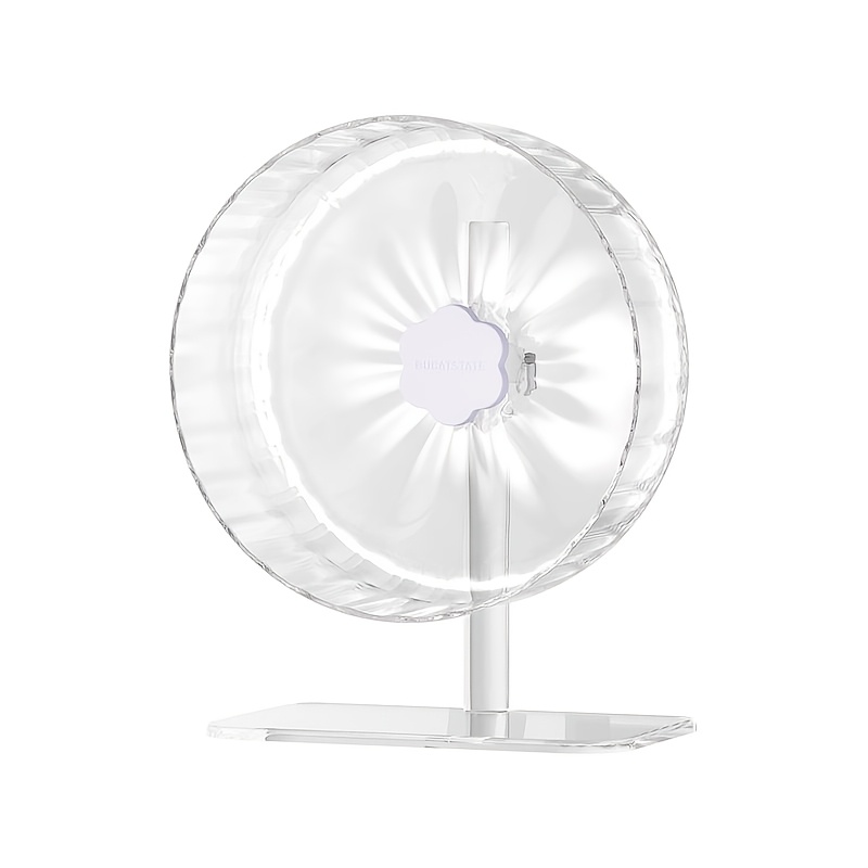 TEMU Bucatstate Hamster Exercise Wheel 12.6 Inches, Upgraded Ultra-silent Spinning Hamster Running Wheel With Adjustable Stand And Anti-rust Bearing,