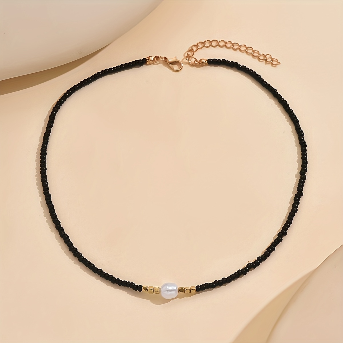 Boho Red Rice Bead Necklace & Anklet Set