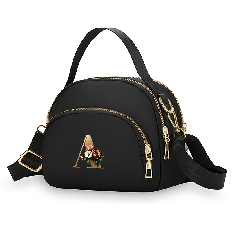 TEMU Bolso bandolera elegante para mujer con floral de 26 a elegir, con múltiples compartimentos y gran capacidad. bolso de puede un teléfono,