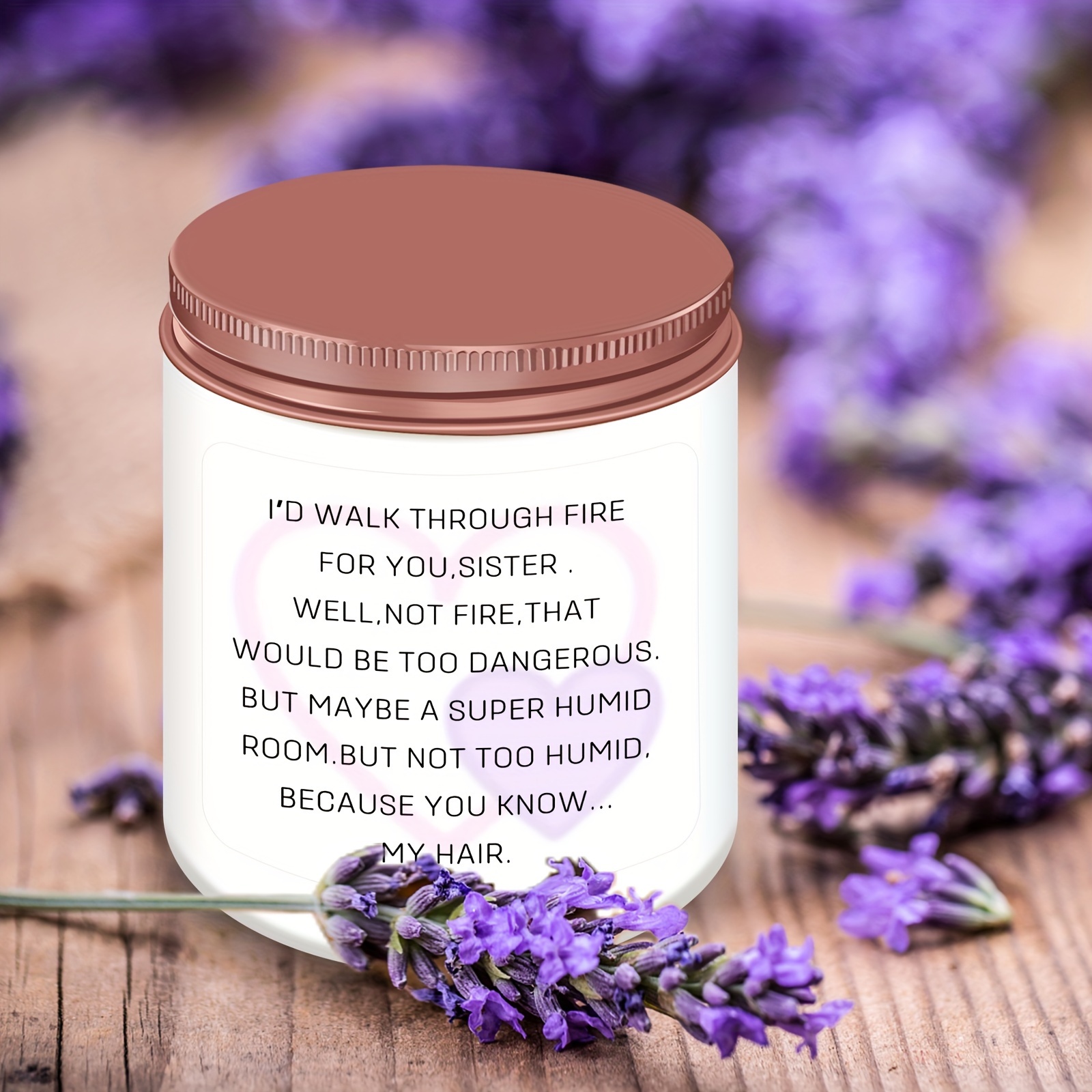 

1pc Lavender Soy Wax Sister , Sister Gift Ideas, Big Sister, Christmas For Sister