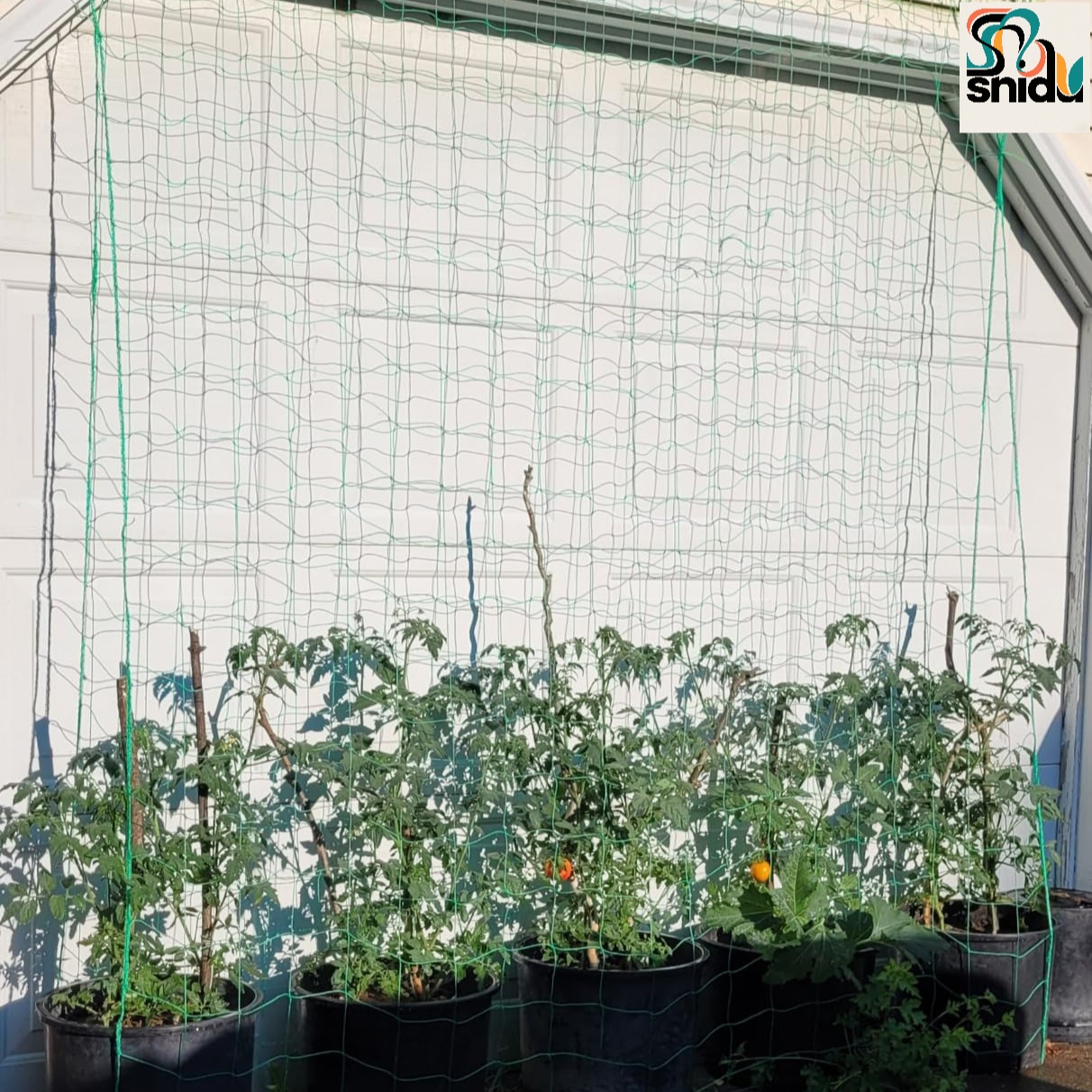 TEMU 1pc Climbing Vine Net, Heavy-duty Pe Mesh Net For Gardening Plants | Plant Support | Flexible Grid Netting | Garden Fence | Anti-fall Protection
