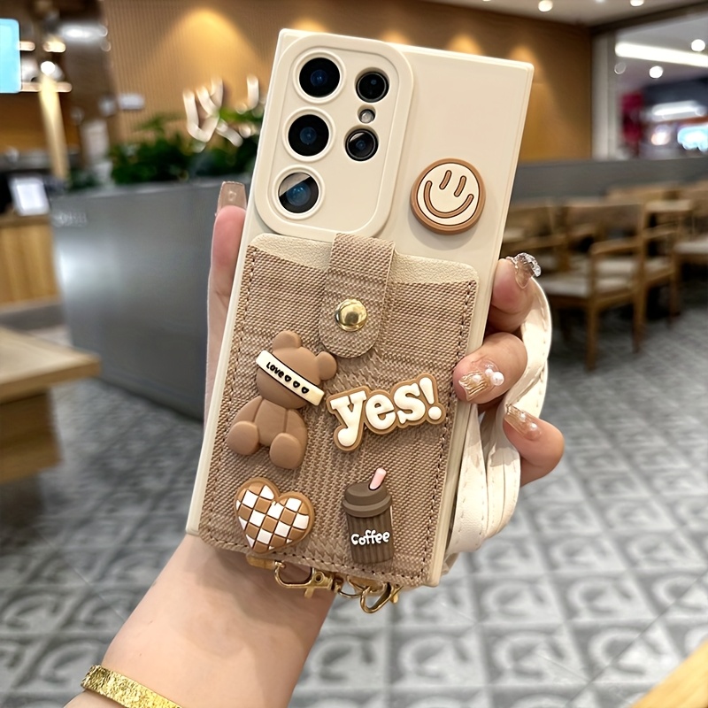 TEMU Phone Case: Crossbody Strap Lanyard Card Holder Case Compatible With Galaxy S25/s25+/s25 Plus/s25 Ultra/s24/s24+/s24 Plus/s24 Ultra/s23/s23+/s23