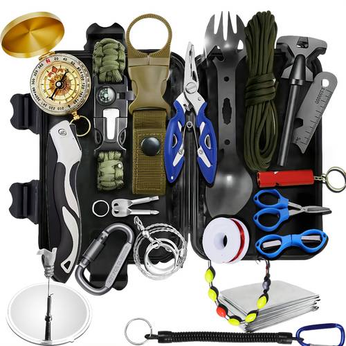 para exteriores 18 en 1, un regalo para , regalo de para hombres y mujeres, equipo de , gadgets geniales, para senderismo, exploración, camping, pesca, caza, , ocio