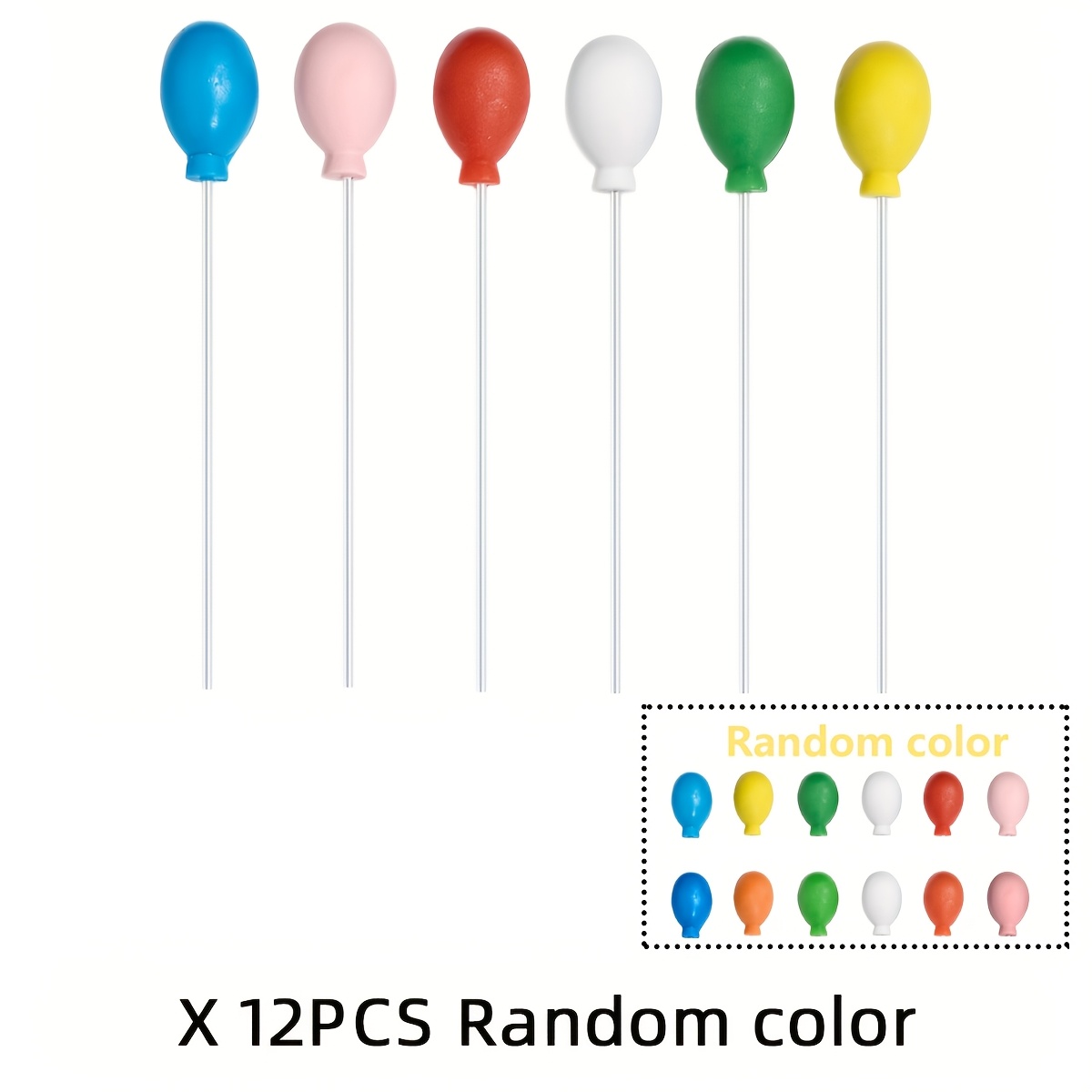Image of Mini House Colorful Balloon Creative Decoration Ornament, Micro Landscape Shooting Prop Car Decoration, Mobile Phone Case Material - Random Color