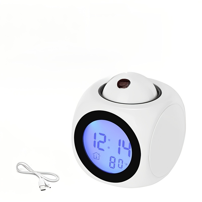 TEMU Upgraded Smart Alarm Clock, Loud Volume Timer Digital Display Alarm Clock, Long-lasting Mini Usb Alarm Clock (batteries Not Included)