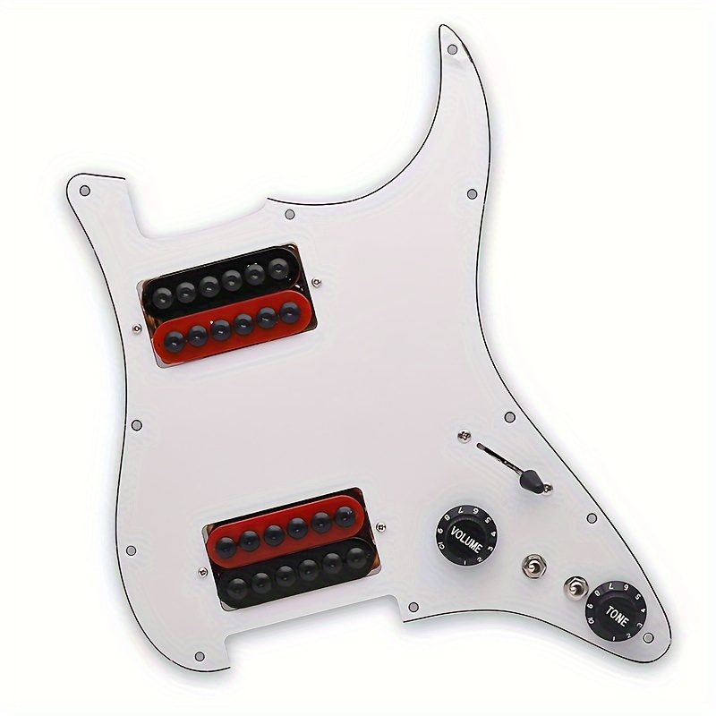 HH Humbucking Panel Pickup Assembly Four-core wire can be cut independently of the single, , Humbucker Installation, Split Coil Setup, Professionalgrade Pickups, Fourcore Design, Highquality Coils, Reliable Components, Coil Split Pickups, Humbucking Pickups, Guitar Technicians, Bass Players