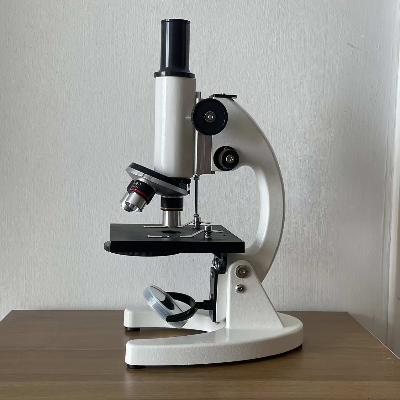 Monocular Microscope, 64x-2400x Microscope with Gift Box, Desktop Microscope for School Science Biology Experiments, Digital Microscope Scientific Research Student Microscope