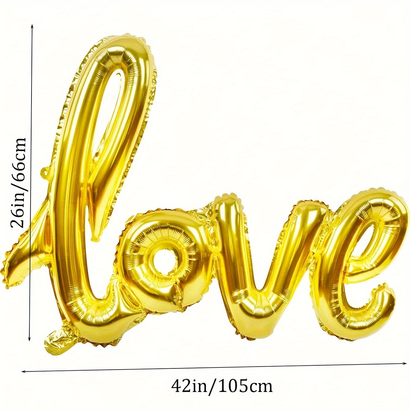 1pc Love Foil Balloon - Perfect For Weddings, Proposals & Valentine's ...