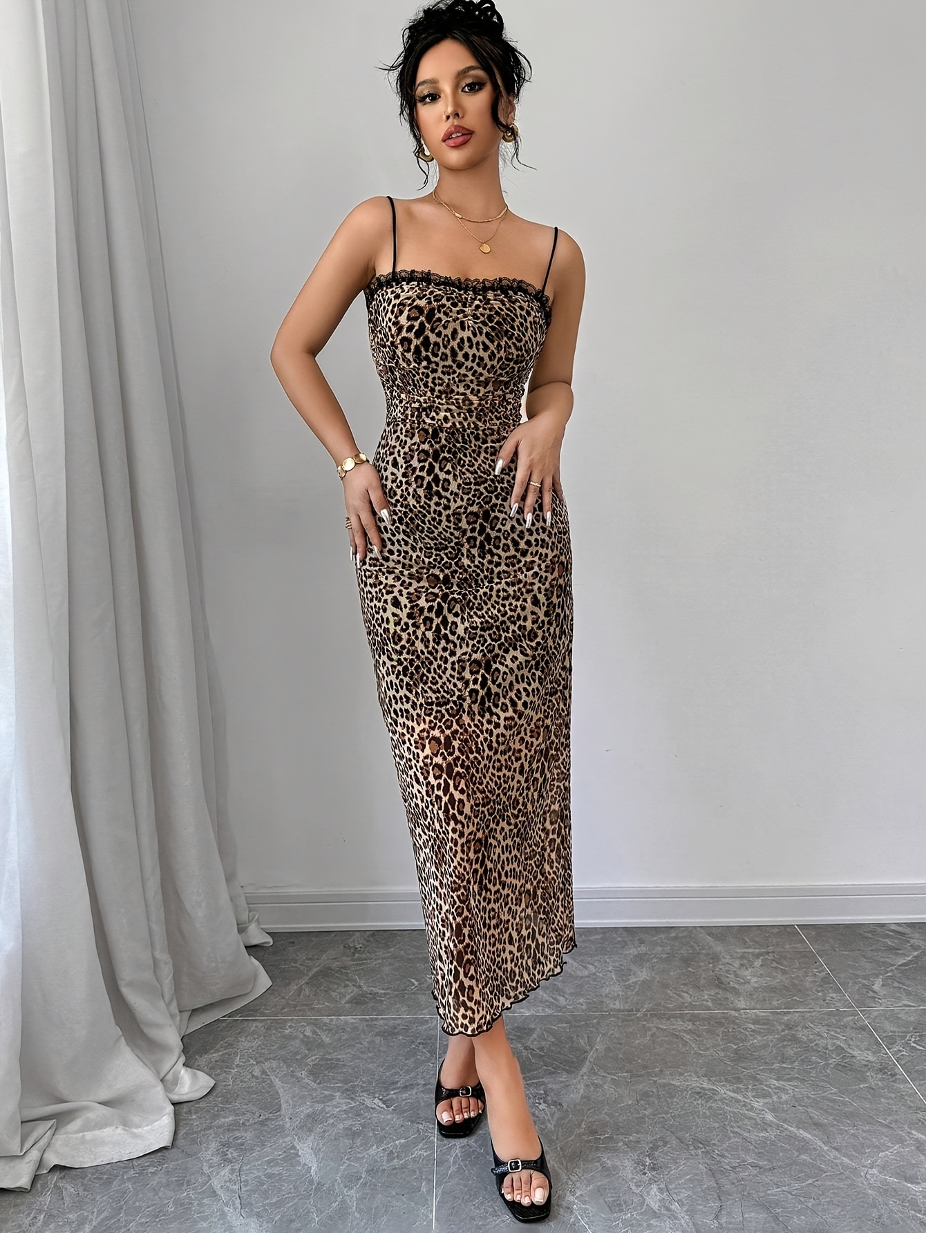 net a line dress All Over Lace A-Line Gown In Ivory French Lilac Nude Dance the night away Special Occasion Dress Vintage Yellow Backless Beaded COLOR:Light Blue