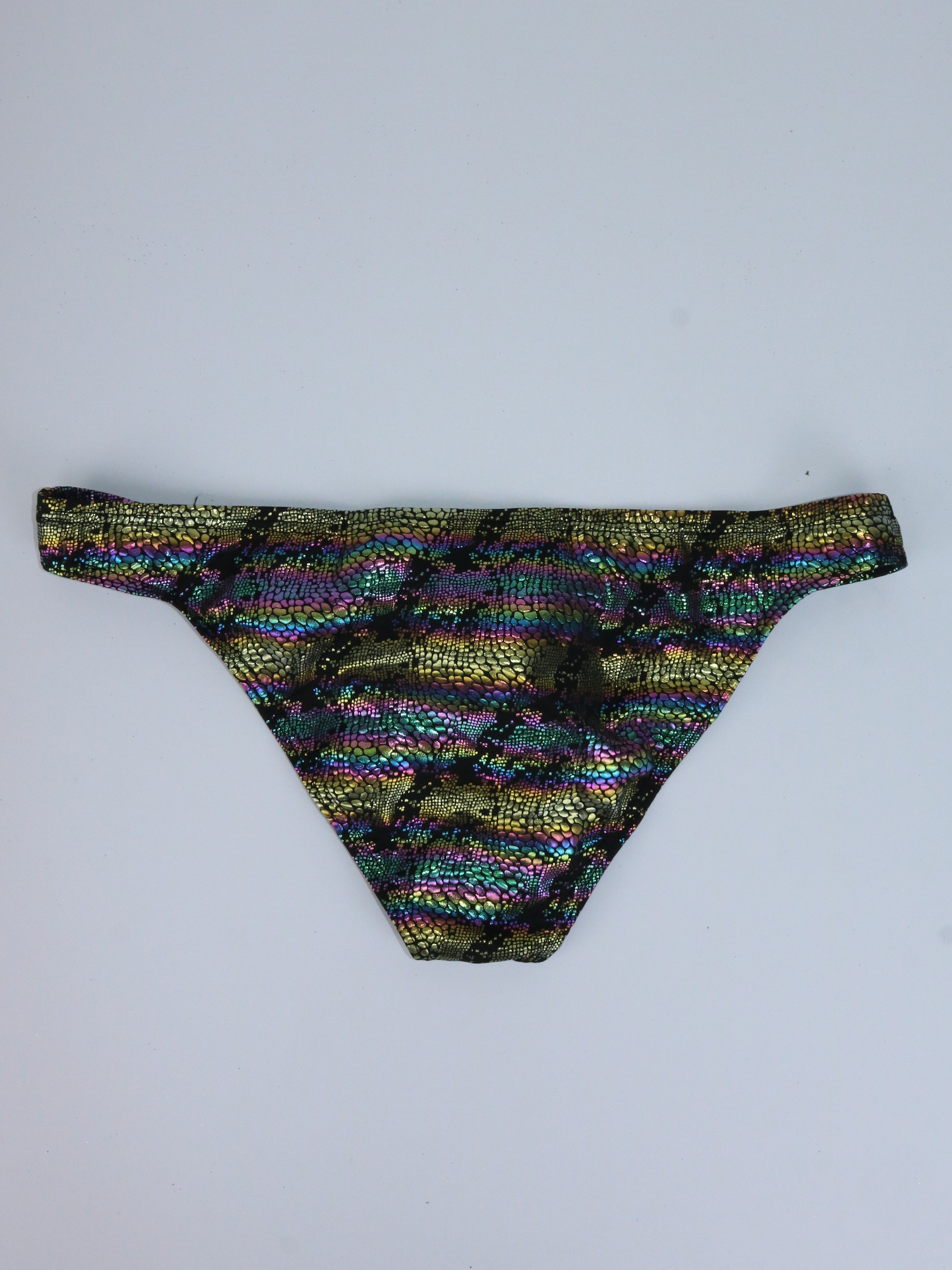 Men's Underwear Snakeskin Pattern Print Sexy Thong U Convex - Temu