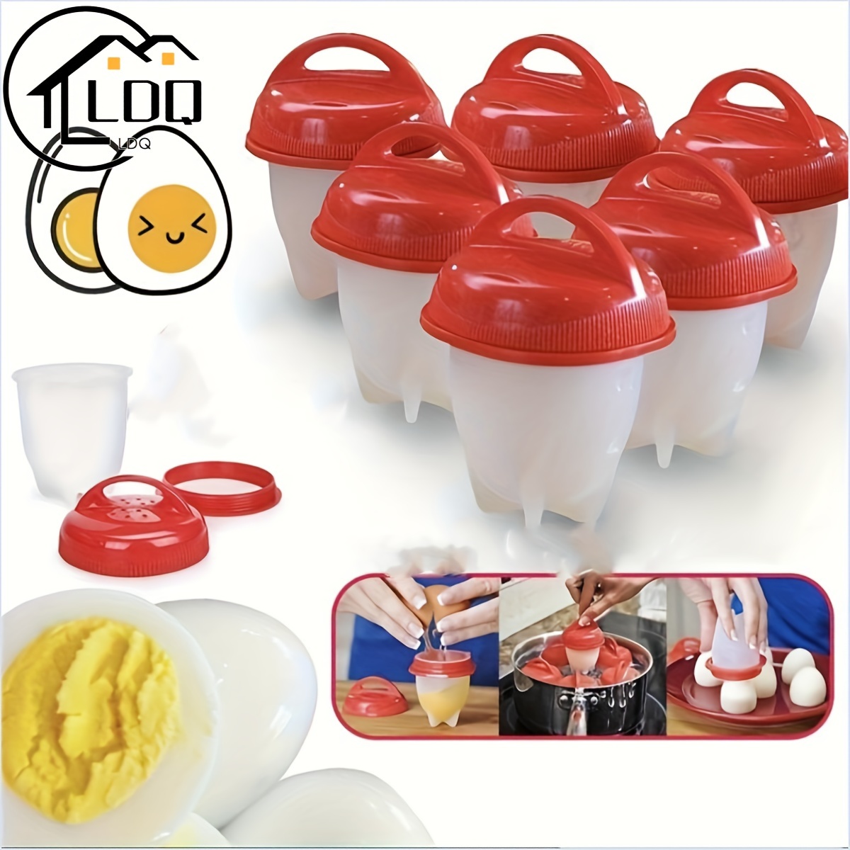 

Ldq 6pcs Egg - , - Cups For , -