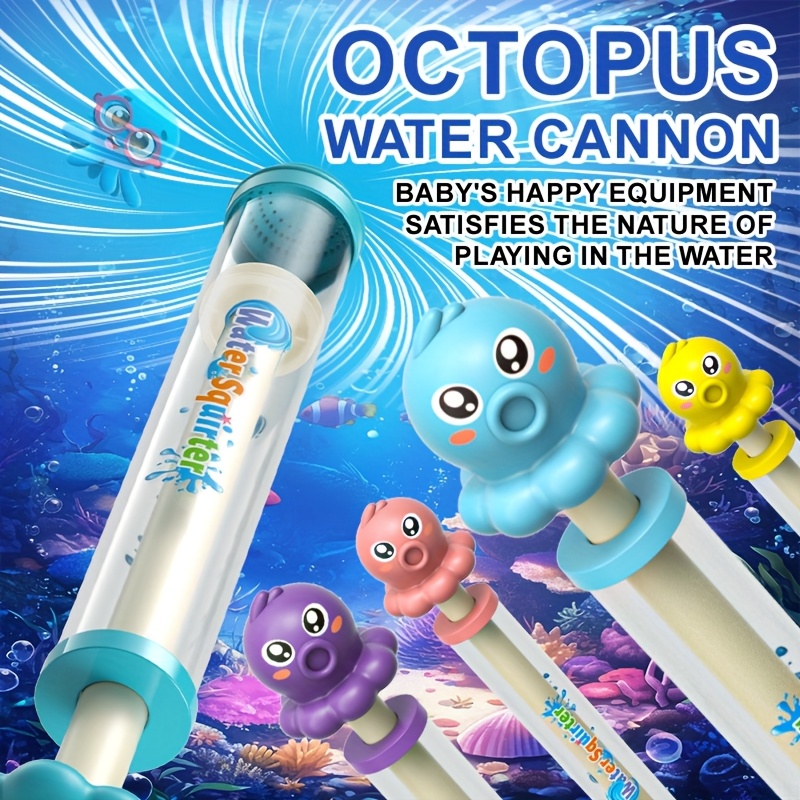 Kids Fireworks Water Gun Toy Large Capacity Pull Back Splash Water Cannon