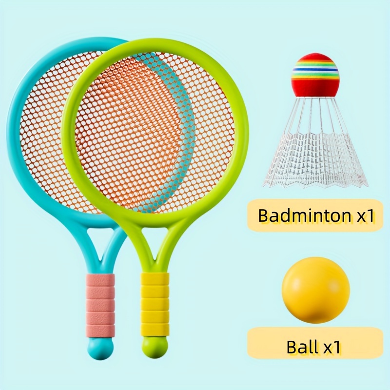 

Set, Kindergarten Student Outdoor Sports Tennis Racket, Parent-child Interactive Toy Christmas Gifts