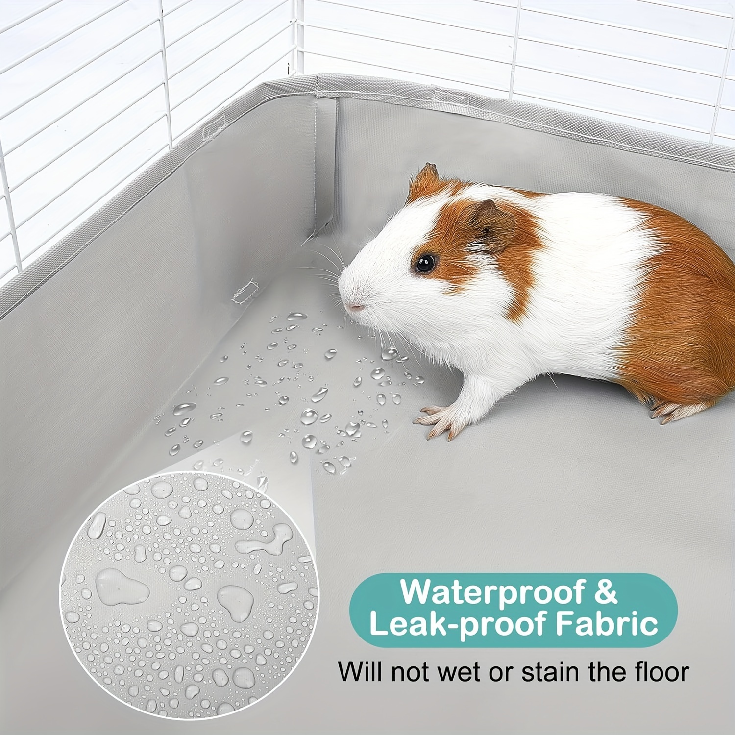 Cage Lapin VOZRELS Liner Bedding PCS, Washable Guinea Pig Bed