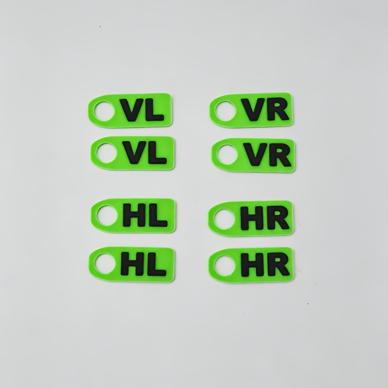 8pcs Tire Position Markers, Installed On Tire Valve Stems And Fixed Under Valve Caps. Mark For Tire Rotation, Storage, And Maintenance, , Practical Auto Repair Additions