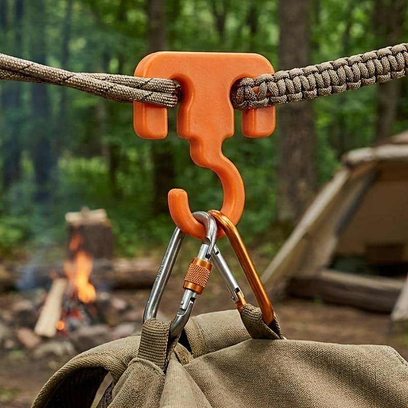 4pcs Multi-Functional Outdoor Camping Rope Hooks