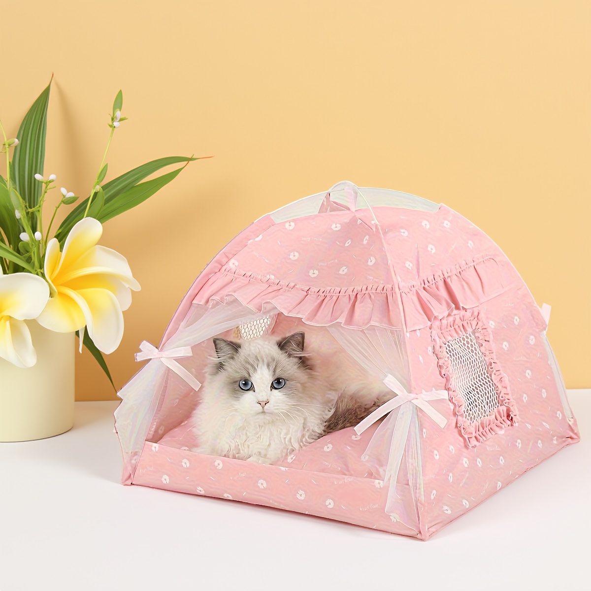 cozy lace tent the perfect nest for or dog Product details 2