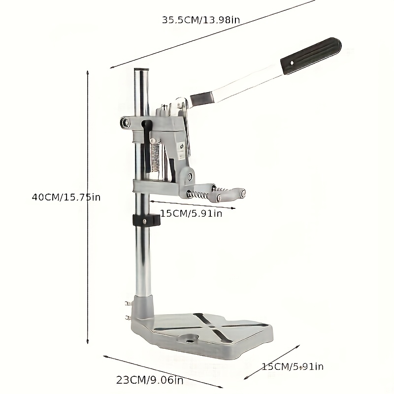 E-shop 1 Set praktischer Haushalts-Bankbohrer, vielseitiger Hand-Schleifer, Winkelschleifer, elektrische Bohrmaschine, Metallhalterung für Werkbank,