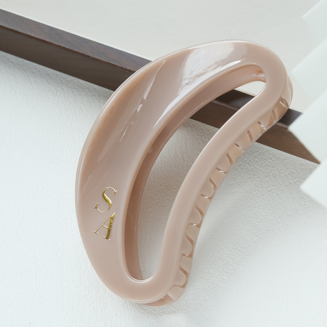 1 initials hair claw customized monogram - Temu display picture 2