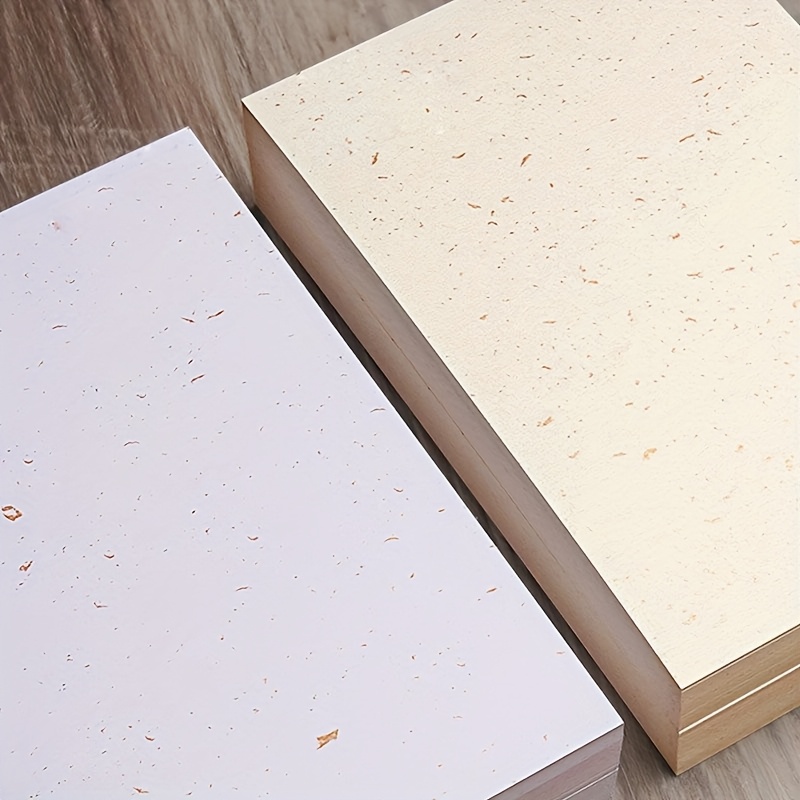 Image of 250gsm, 20 Beige/white Floating Golden Cardboards, 10 * 15cm, Used For Hand Drawing, Hand Account Dyeing, Card Printing, Stamp Collection, Etc