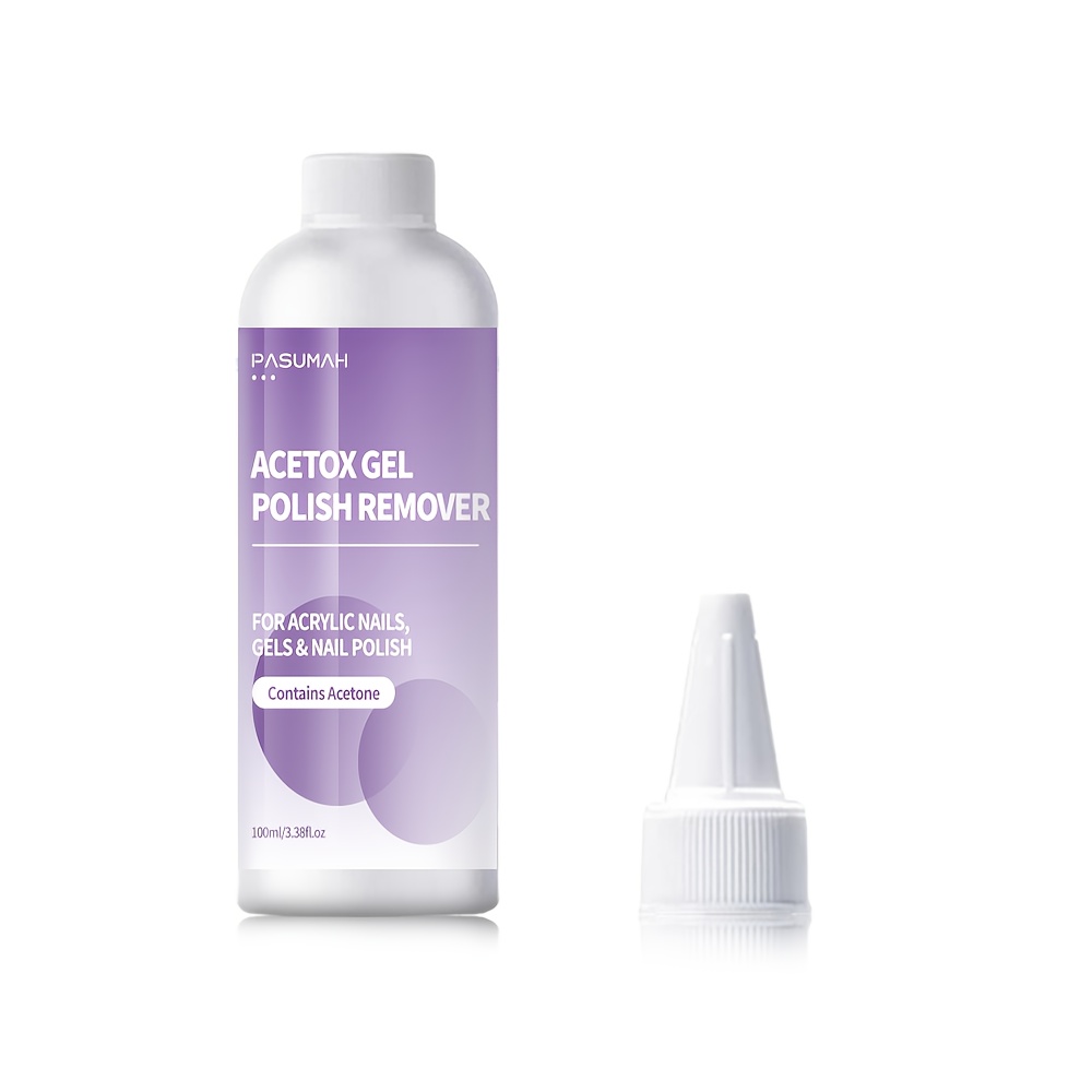 Pasumah 75% Pure Nail Polish Remover, Professional Strength - For Natural/artificial/acrylic/sculptured Nails, Removes Gel Polish, Nail Glue And Glitter, Salon-grade Nail