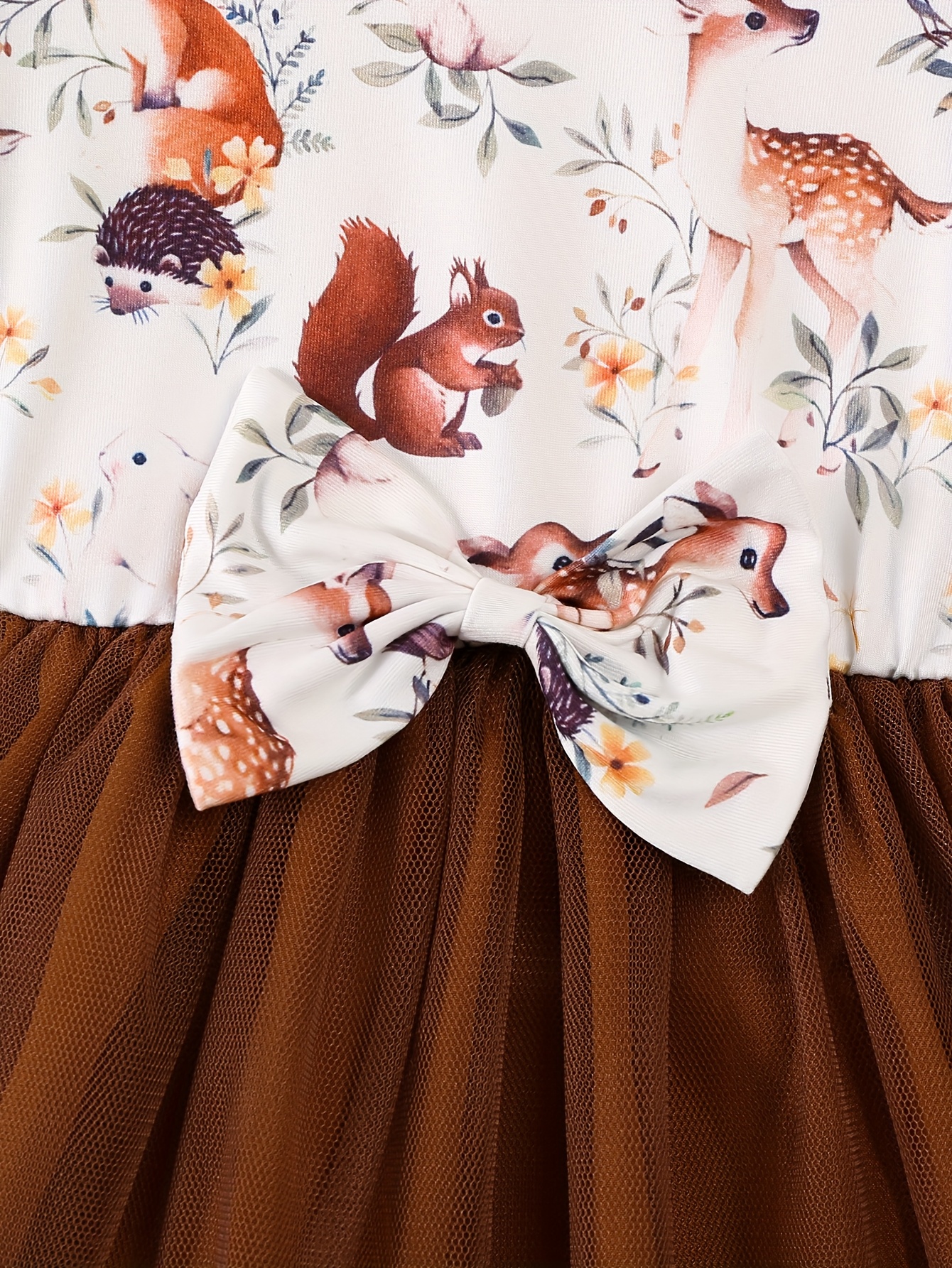 dress cute giraffe animal print mesh skirt casual