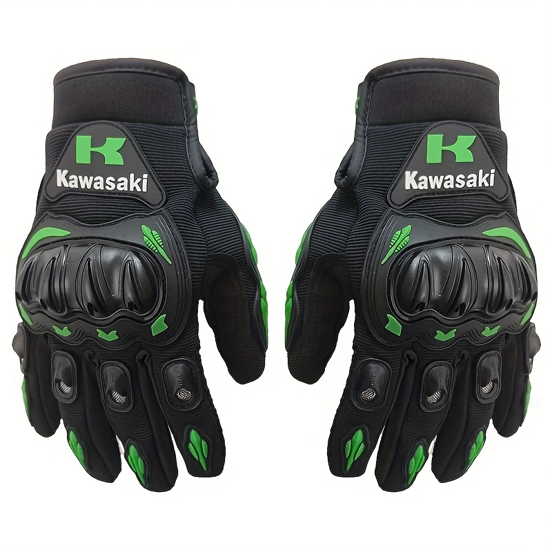 

1 paire de gants de cyclisme pour homme adaptés pour gants de moto Kawasaki gants de vélo fin été