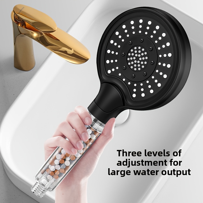 High Pressure Filtered Handheld Shower Head with 6 Spray Modes