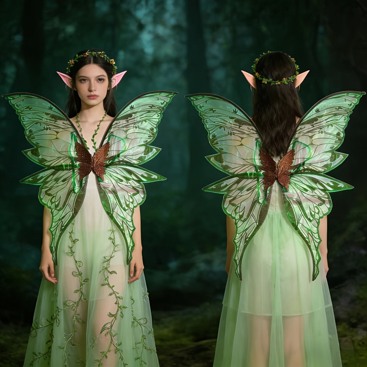 summer fairy dress up Elara's Summer Fairy Dress Mint / S main image 0