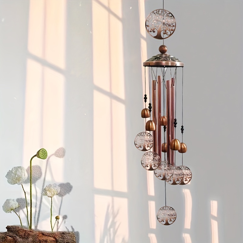 Generic 2Pcs Metal Wind Chime Hanging Ornament Decoration For Home @ Best  Price Online