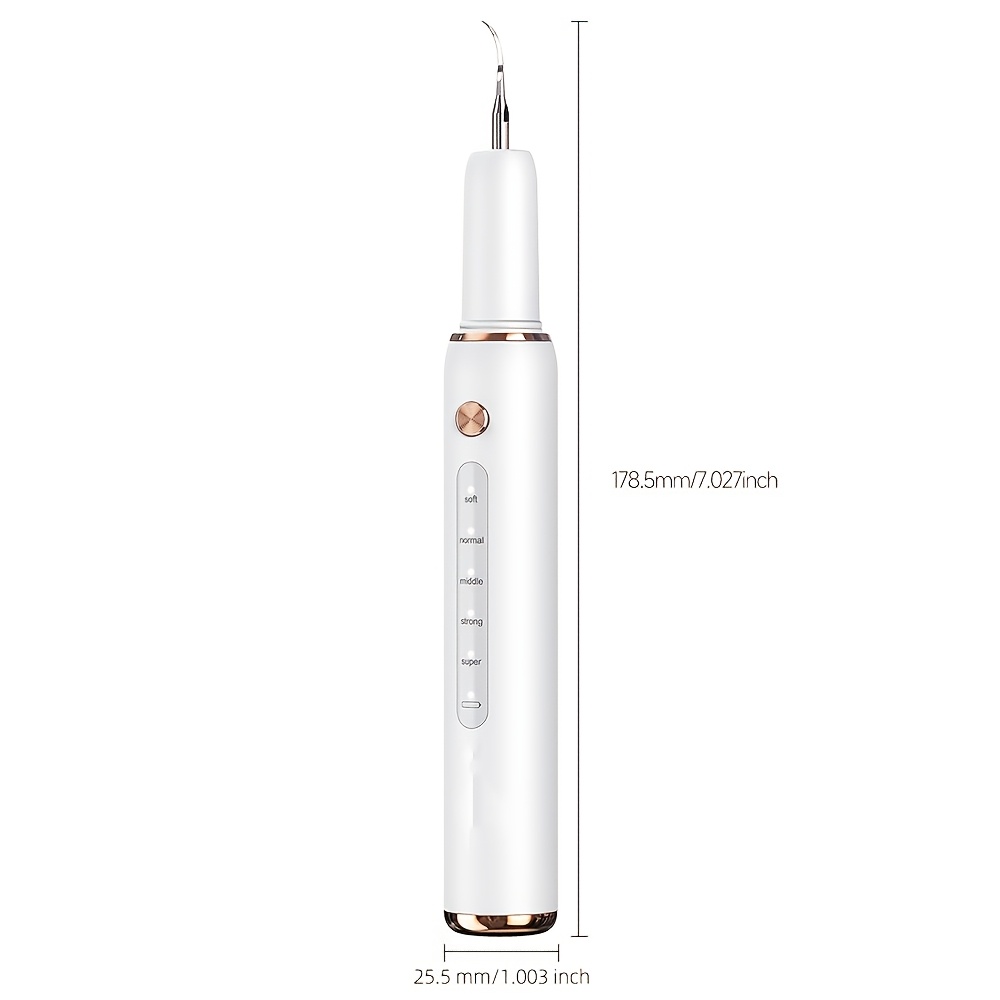 Multifunctional 5-Mode Tooth Cleaner with Metal Brush Heads