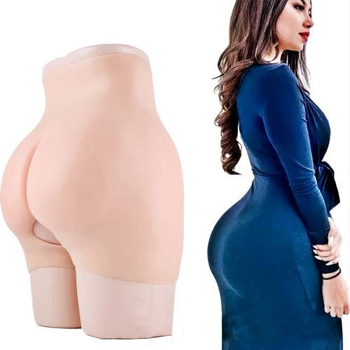 silicone high waisted hip lifting pants for men and women yoga style hip hip pants with hip enlargement device silicone full pants underwear hip enhancement underwear