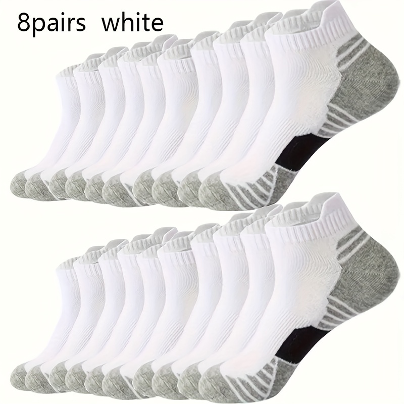 TEMU Confezione da 8 assortiti casual di calzini a compressione alla caviglia /estate per , con traspirante, supporto per l' e design a linguetta