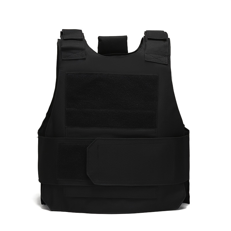 1pc Black Adjustable Shoulder Strap Lightweight Vest, Convenient Gear Vest Harness, Quick-release Lightweight Multi-functional Vest, Vest - Hunting, Hiking, Fishing Gear - Durable