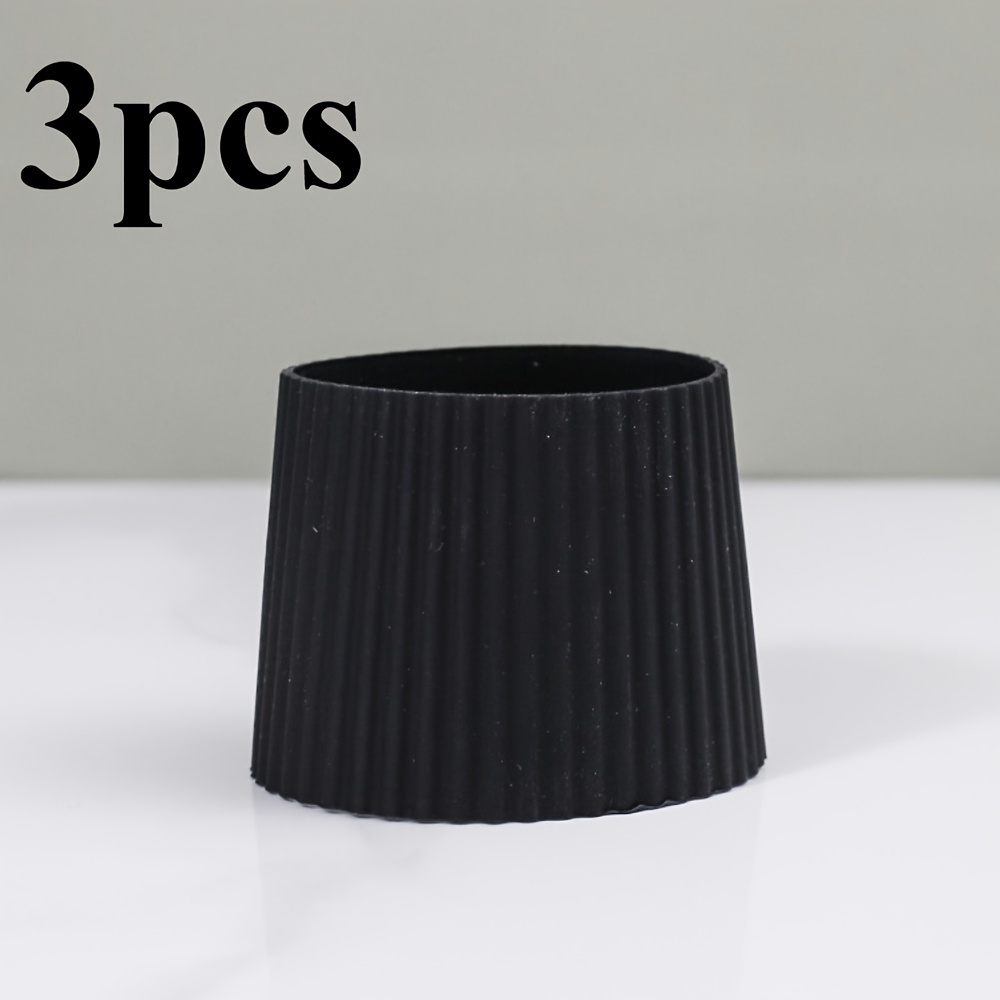 Image of 3pcs Silicone Cup Sleeve Set, Non-slip Heat-resistant Insulating Sleeve, Anti-scald Tea And Milk Tea Holder, Durable Kitchen Accessory