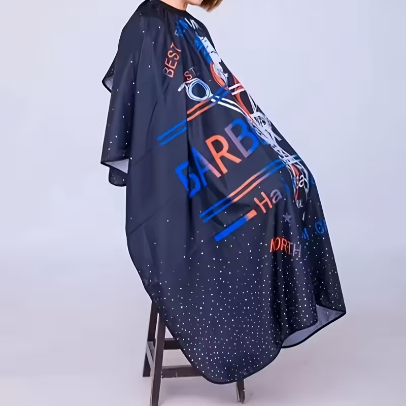 large adult haircut cloak professional haircut cloak haircut cloak with adjustable elastic neckline haircut accessories Product details 1