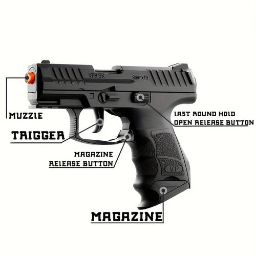 1pc new cool toy guns heavy textures including bullets and magazines ideal for boys and girls birthday or holiday gifts educational perfect