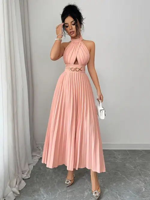 pleated dress sold on Temu United States pleated dress sold on Temu United States