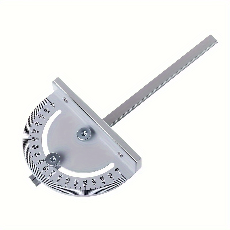 E-shop Aluminium T-Stil Winkelmesser mit 360° Gradwinkel & Wasserwaage – Präzisionsmesswerkzeug für Mini-Tischsägen, Kreissägen, DIY-Holzbearbeitung &