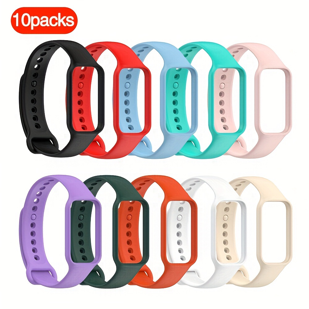 

10pcs Sport Bands For Smart Band2/xiaomi Band8 Men's And Women' Strap