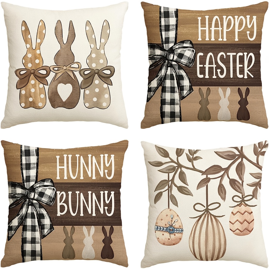 

4- Traditional- Easter , 17.72x17.72 , , Washable, , Cushion For - -sided