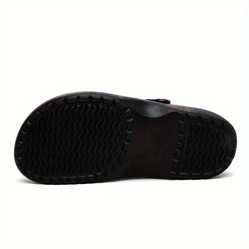 womens summer clogs breathable thick sole slip on sandals with   material for indoor outdoor use   solid color round toe design comfortable lightweight Product details 11