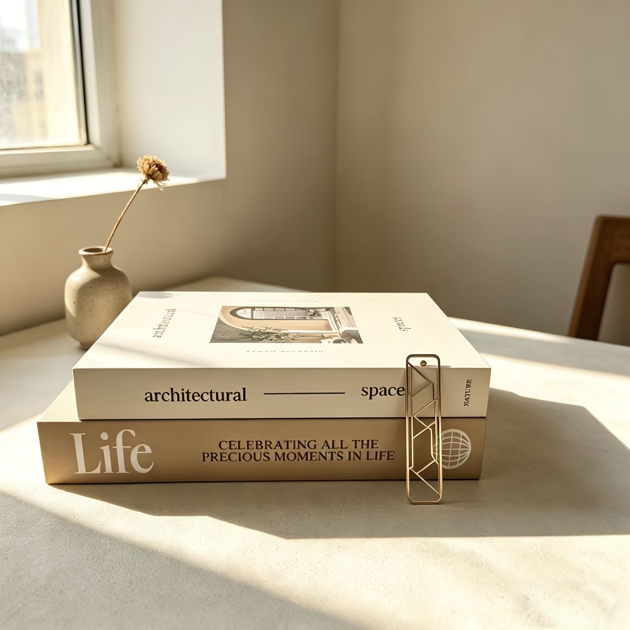 TEMU Juego de 2 libros decorativos de de estilo minimalista - Libros de exquisitos con impresión de texto moderno, adecuados para usar como
