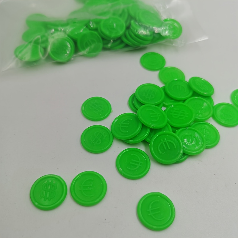 TEMU 101 Plastic Blank Small Discs, For Points Use, Suitable For Board Games, Party Decorations - Family Entertainment, Evening Games, Tabletop Games